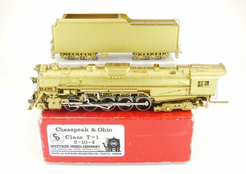 Chesapeake /& Ohio Class T-1 2-10-4 HO Brass Westside Model Co C/&O