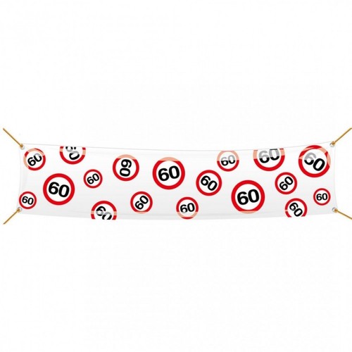 Banners Buntings Garlands Riesen Deko Banner 60 Zum 60 Geburtstag Dekoration Geburtstags Deko Banner Home Furniture Diy Pneumec In