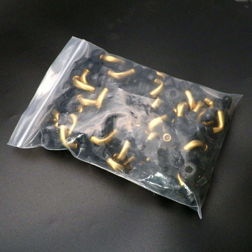 100X Tubeless Tire Valve Stems 90° Pull-In Auto Scooter Motorcycle ATV PVR70