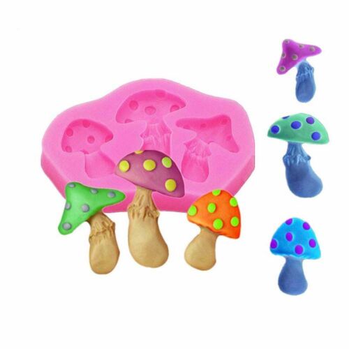 Mushroom Silicone Mold Cake Molds Fondant Moulds Sugar Craft Chocolate Moulds' 