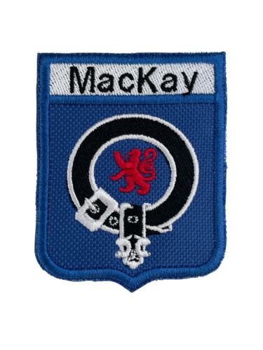 MacKay Scotland Clan With Lion Rampant Embroidered Sew Iron on Patch A 