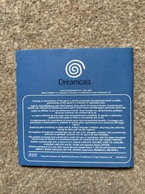 Virtua Tennis Dreamcast Manual ONLY Replacement Instruction Booklet