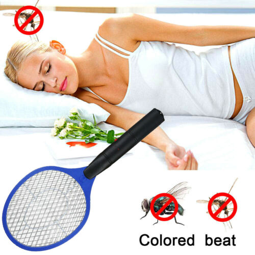 Summer Battery Power Fly Swatter Bug Zapper Racket Mosquito Killer Electronic 