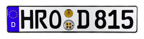 Rostock German License Plate by Z Plates *Hot Rod*