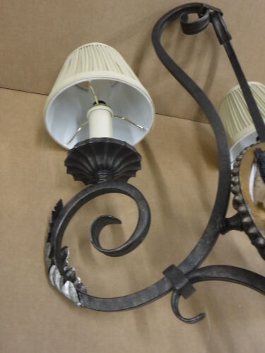 Details about  / Wall Sconce 2 Light Wall Mount Leaf Hall Entry Living Dining Lights Lighting