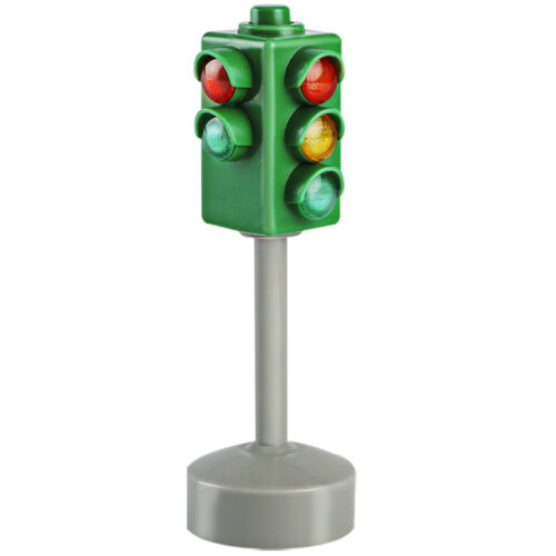 MINI ANALOG TRAFFIC SIGNS ROAD LIGHT SOUND /& LIGHTS LED KIDS EARLY EDUCATION TOY