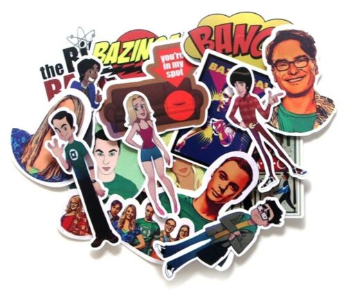 Big Bang Theory Themed Set of 17 Assorted Stickers Decal 