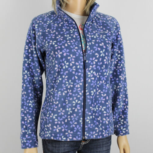 New Columbia Girls /"Benton Springs/" Full Zip Printed Fleece Jacket Sweaters