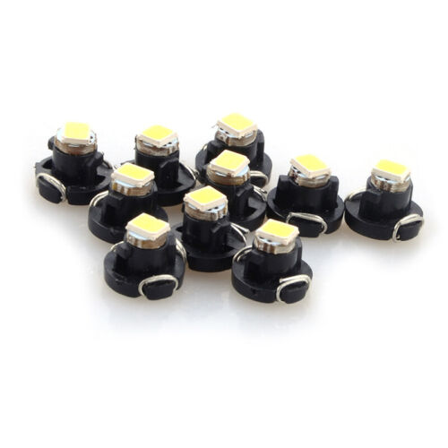 10x T3 Green 1-2835-SMD LED Neo Wedge Instrument A//C Climate Heater Lights