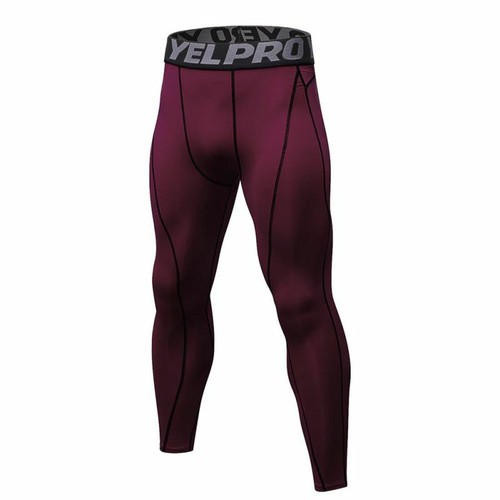 Men/'s Compression Base Layer Pants Quick Dry Sport Leggings Gym Workout Trousers