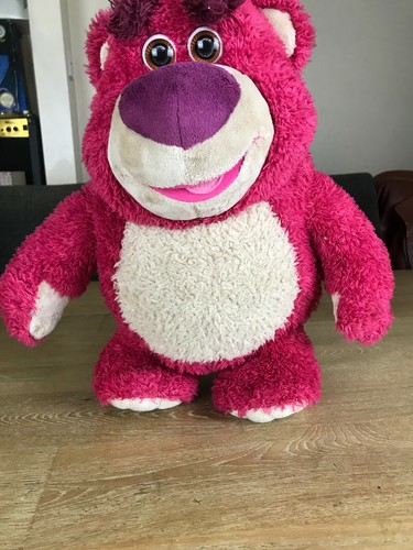 Disney/'s Toy Story Talking Lotso Huggin Bear Soft Plush Toy by Thinkway Toys 14/"