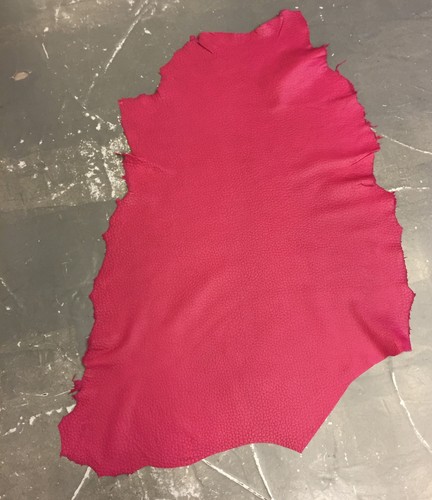 Pink Genuine Lamb Skin Hides Real Leather Soft Thin Upholstery Craft Fabric 902