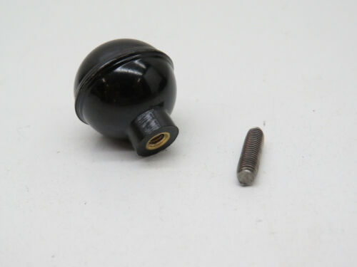 Details about   Round Sphere Globe Ball Laboratory Tool Knob Handle w/ 1/4" Male Threads Black