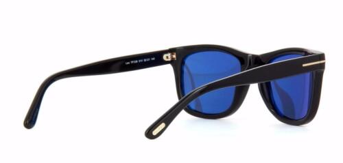 Tom Ford Leo TF 9336 01V Negro Gafas de Sol Sonnenbrille Azul Lente Talla 52