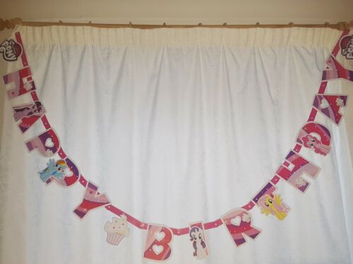 Horse Letters Party Happy Birthday NEW My Little Pony Celebration Banner