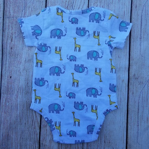 Aden /& Anais Unisex Baby/'s One-Piece Size 6-9M Cotton SS Animals NWT