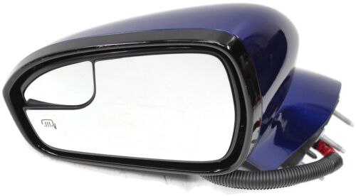2015-2017 Ford Fusion Driver Left Side Power Door Mirror Blue W/ Heat 