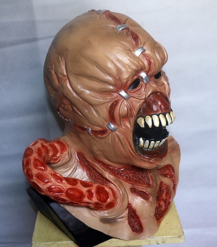 Nemesis Deluxe masque de latex resident evil 3 Zombie Déguisement Halloween Cosplay