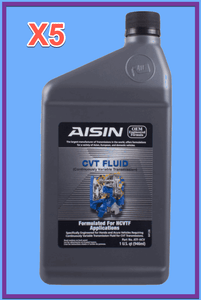 5 Quart Continuously Variable Transmission CVT Fluid AISIN for Acura//Honda HCVTF