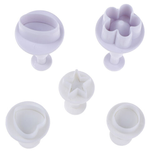 3Pcs Geometry Cookie Cutter Fondant Cutter Circle Star Cookie Mold Cake DYJUS