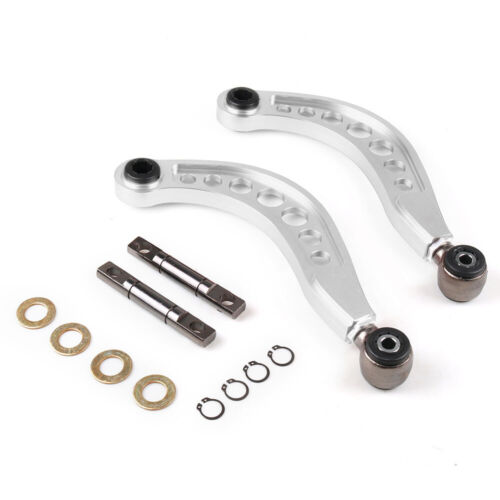 Details about   Silver Aluminium Rear Camber Kit for 06-11 Honda Civic DX/LX/EX/SI FG2 FD2 