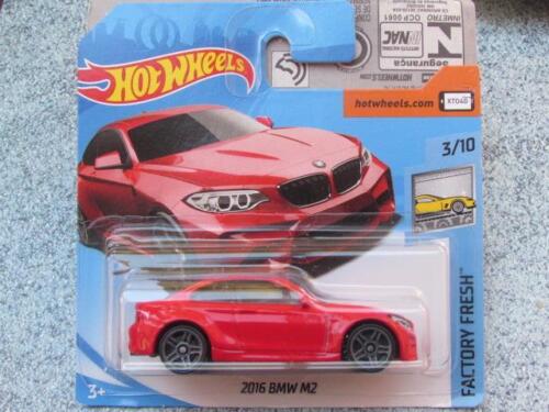 Hot Wheels 2018 #254//365 2016 BMW M2 rouge Factory Fresh New Casting 2018