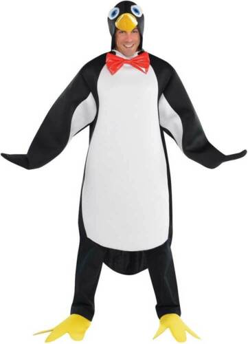 Adult Penguin Pal Costume Happy Feet Bird Fancy Dress Outfit STD /& Plus Size New