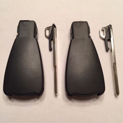 Key Inserts For Mercedes IYZ3302 2 New Replacement 3 Button Remote Shell Cases