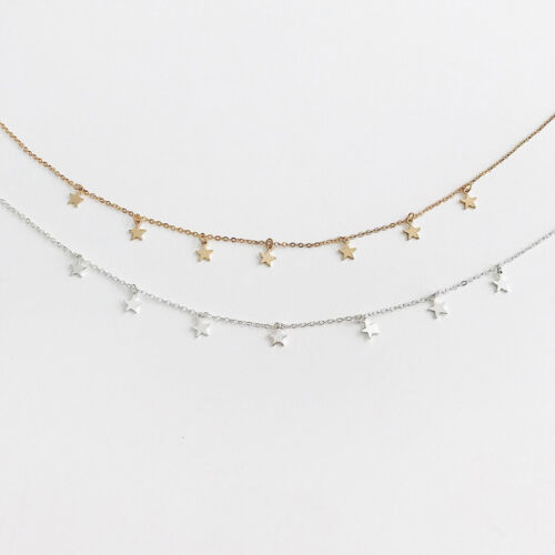1Pcs Star Necklace Simple Gold Choker Gifts Chain Women New Necklace Choker KS