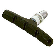 black pair Tektro Molded linear bike brake pads