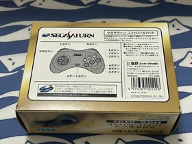 Sega Saturn Control Pad Controller Gray SS HSS-0101 Japan JP Game w/Box