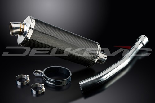 Yamaha YZF-R1 Stubby 14/" Carbon Fiber Oval Muffler Exhaust Slip On 98 99 00 01