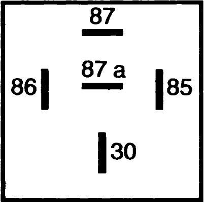 4RD 933 332-061 HELLA relais principal actuel 24 V