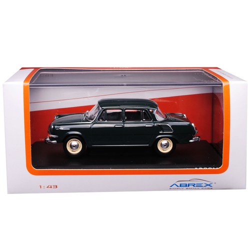 Skoda 1000MB Limousine Dunkel Grün 1964-1969 706HB 1//43 Abrex Modell Auto mit ..