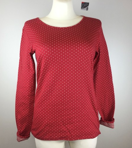 /%NEU Heidekönigin Wendeshirt rot gepunktet oder gestreift/%