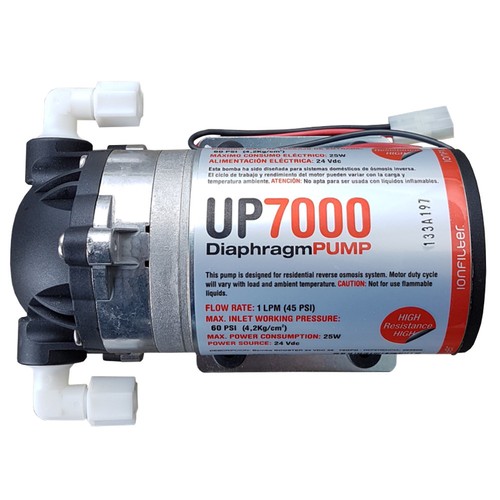 Alimentatore OSMOSI Umkehrosmose impianti POMPA up7000 High Flow BOOSTER PUMP 75gpd