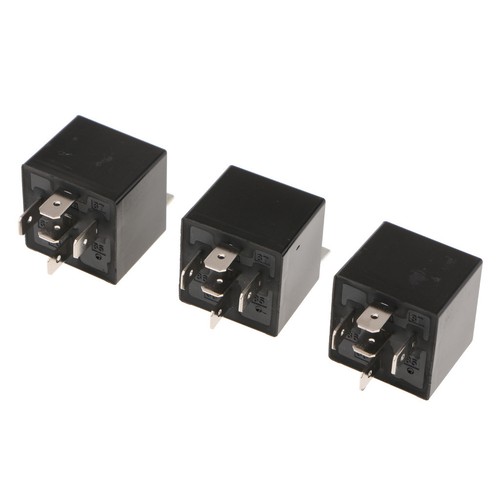 40A 3pcs 5-polig KFZ Auto Relais SPST Umschaltrelais Wechselrelais 12VAC