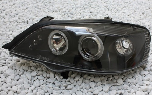 KLARGLAS ANGEL EYES DE SCHEINWERFER STANDLICHTRINGE OPEL ASTRA G SCHWARZ LINSE