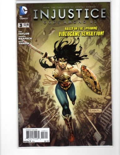 Injustice Gods Among Us 3 1st Print Wonder Woman Superman Batman Raapack cover