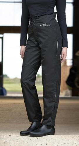 Horseware Unisexe Imperméable pullups Shiny Yard sur pantalon bleu marine//noir S-XL