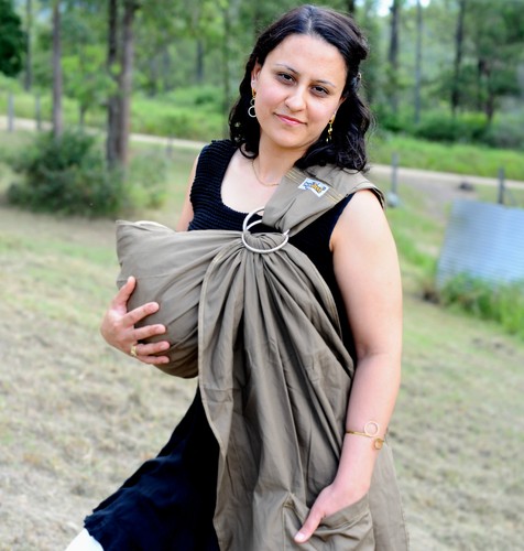 Walkabout Baby Sling Ring Carrier Pouch Newborn to Toddler Premium Cotton 5 in 1