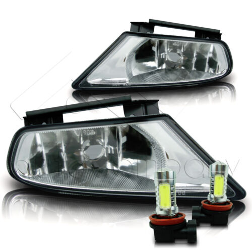 Clear Fit 05-07 Honda Odyssey Fog Lights w//Wiring Kit Harness /& COB Bulbs