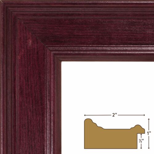 Craig Frames Colonial 2.0" Mahogany Red Picture Frame 