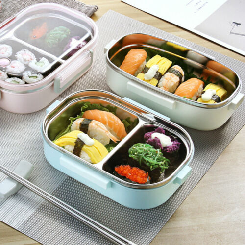Acier Inoxydable Boîte Déjeuner Isolation thermique Food Container Bento Boxes