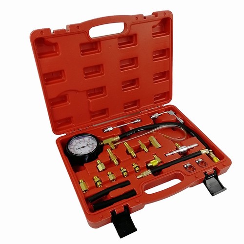 0-140 PSI Manometer Fuel Injection Pump Pressure Injector Tester Test Gauge Kit