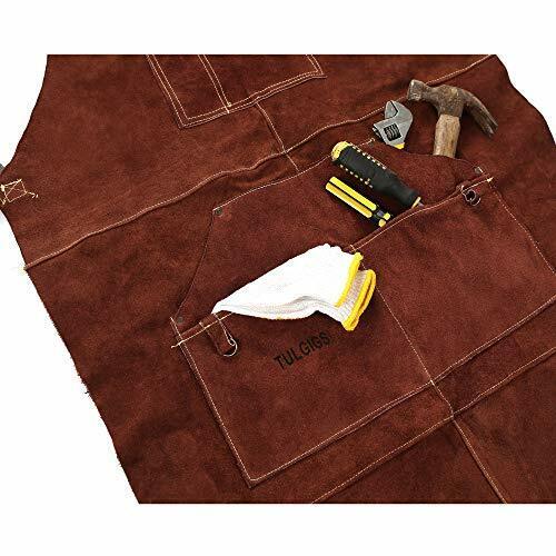 Leather Welding Work Apron Heat Flame Resistant Protective For Blacksmith New 