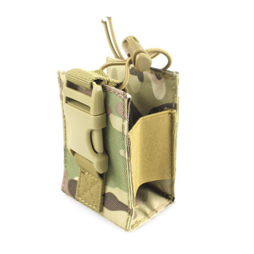 Tactical Molle Walkie Talkie Pouch Holder Radio Pouch Case Outdoor Mag Pocket