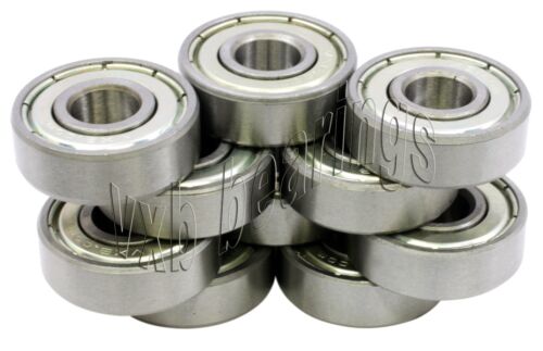 10 Shielded Bearing 1602ZZ 1//4/"x11//16/"x1//4/" inch Miniature Ball Bearings 955