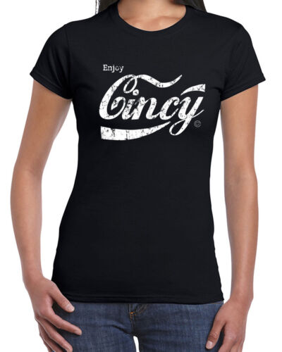 308 Enjoy Cincy womens T-shirt funny pride ohio nati vintage humor cincinnati