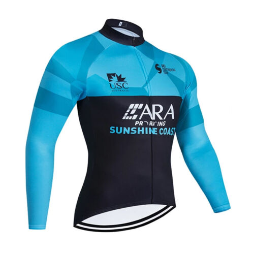 Men's Cycling Jersey Long Sleeve Bib Bike MTB Shirt Team Jacket Clothing Jerseys 